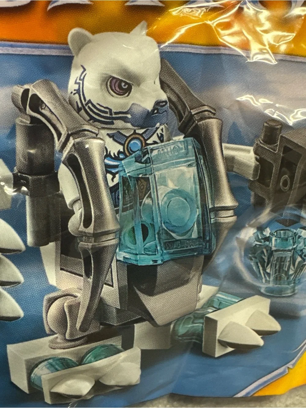 LEGO LEGENDS OF CHIMA: Iceklaw Ice Bear Mech (30256) Polybag Minifigure